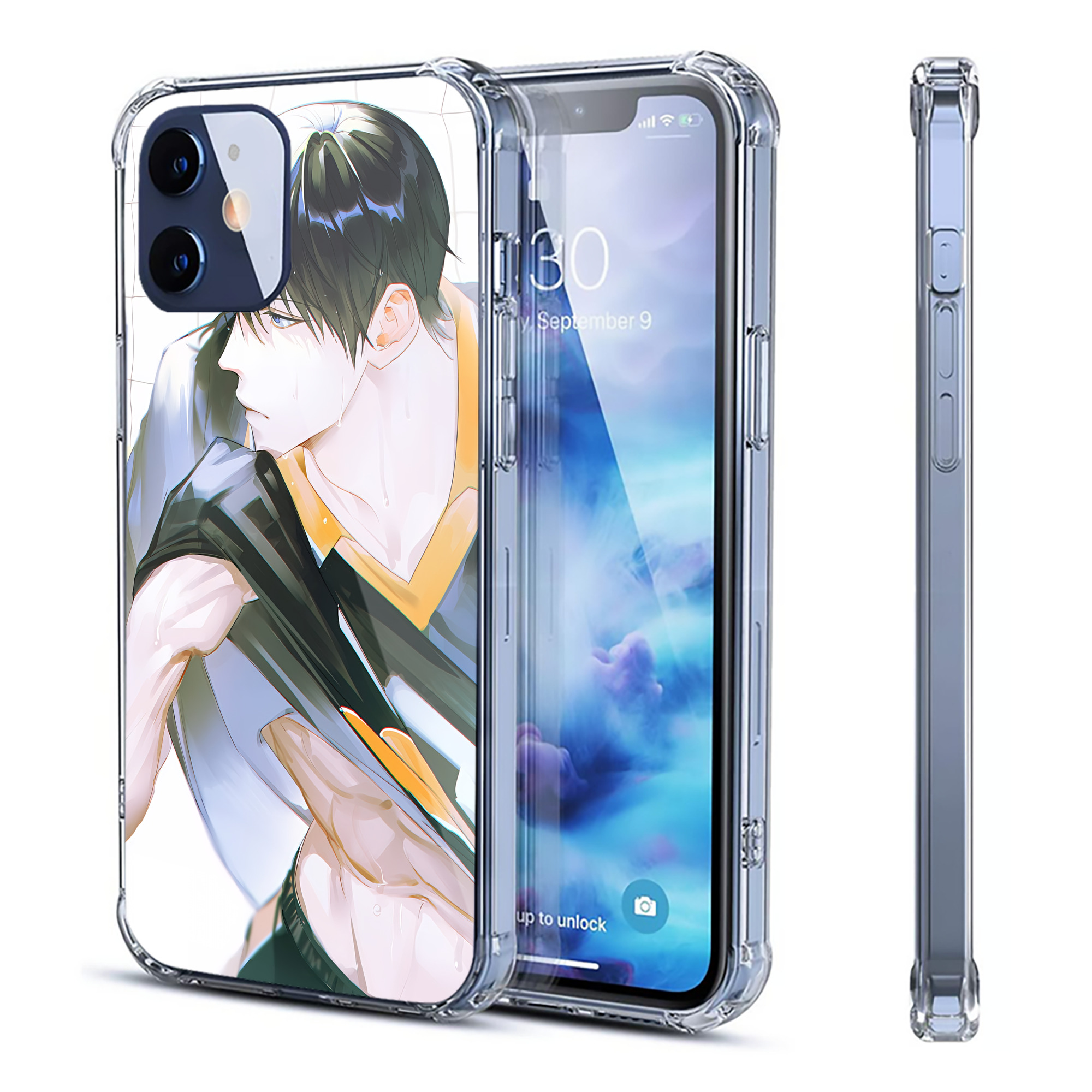 （画像用） ハイキュー!! Haikyu!! 【iPhone 12シリーズ対応】透明スマホケース（クリアソフトケース）